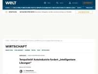 Bild zum Artikel: Tempolimit? Autoindustrie fordert „intelligentere Lösungen“