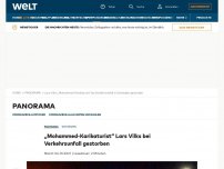 Bild zum Artikel: „Mohammed“-Karikaturist Lars Vilks bei Verkehrsunfall gestorben