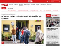 Bild zum Artikel: Offenbar haben in Berlin auch Minderjährige gewählt