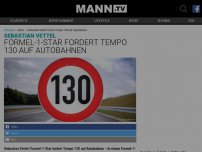 Bild zum Artikel: Formel-1-Star Sebastian Vettel fordert Tempo 130 auf deutschen Autobahnen