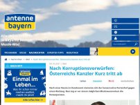 Bild zum Artikel: Nach Korruptionsvorwürfen: Österreichs Kanzler Kurz tritt ab