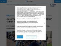 Bild zum Artikel: Motorrad-Korso zum Geburtstag: Mehrere Hundert Biker fahren für den kleinen Matheo