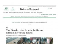 Bild zum Artikel: Luftverkehr: Lufthansa: Mehr Schalter konnten nicht geöffnet werden