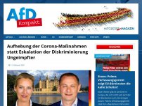 Bild zum Artikel: Aufhebung der Corona-Maßnahmen statt Eskalation der Diskriminierung Ungeimpfter