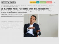 Bild zum Artikel: Ex-Kanzler Kern: 'Sobotka war die Abrissbirne'