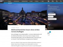 Bild zum Artikel: Weihnachtsmärkte heuer ohne strikte Corona-Auflagen