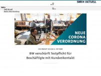 Bild zum Artikel: BW verschärft Testpflicht für Beschäftigte mit Kundenkontakt