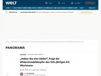 Bild zum Artikel: „Haben Sie eine Seele?“, fragt der Anwalt den 100-jährigen KZ-Wachmann