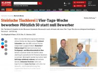 Bild zum Artikel: Vier-Tage-Woche beworben: Plötzlich 50 statt null Bewerber