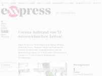 Bild zum Artikel: Corona-Aufstand der österreichischen Ärzte!