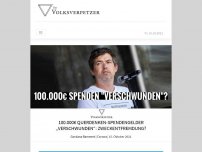 Bild zum Artikel: 100.000€ Querdenken-Spendengelder „verschwunden“: Zweckentfremdung?