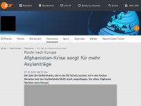 Bild zum Artikel: Afghanistan-Krise sorgt für mehr Asylanträge