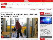 Bild zum Artikel: Acht Corona-Tote in einem Altenheim: Nur 50 Prozent des Personals geimpft