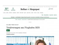 Bild zum Artikel: Meine Woche: Totalversagen am Flughafen BER