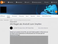 Bild zum Artikel: 2G-Regel als Anstoß zum Impfen