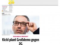 Bild zum Artikel: Kickl plant Großdemo gegen 2G