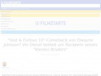 Bild zum Artikel: 'Fast & Furious 10'-Comeback von Dwayne Johnson? Vin Diesel bettelt um Rückkehr seines 'kleinen Bruders'