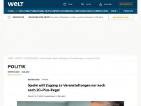 Bild zum Artikel: Spahn will Zugang zu Veranstaltungen nur noch nach 2G-Plus-Regel