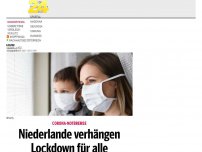 Bild zum Artikel: Niederlande verhängen Lockdown für alle