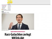 Bild zum Artikel: Kurz-Gutachten zerlegt WKStA-Akt