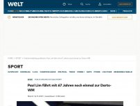 Bild zum Artikel: Paul Lim fährt mit 67 Jahren noch einmal zur Darts-WM