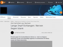 Bild zum Artikel: Lange Impf-Schlangen: Nerven liegen blank