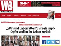 Bild zum Artikel: „Wir sind Laborratten“: Israels Impf-Opfer wollen ihr Leben zurück