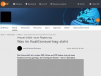 Bild zum Artikel: Ampel will Koalitionsvertrag vorstellen