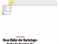 Bild zum Artikel: Neue Bilder der Backstage-Party: So feierten die Politiker