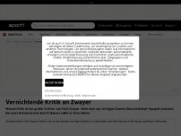 Bild zum Artikel: Vernichtende Kritik an Zwayer