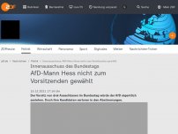 Bild zum Artikel: Innenausschuss: AfD-Politiker fällt durch