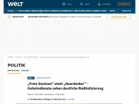 Bild zum Artikel: „Freie Sachsen“ statt „Querdenker“ – Geheimdienste sehen deutliche Radikalisierung