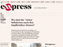 Bild zum Artikel: Wo sind die Infizierten nach den Impfkritiker-Demos?