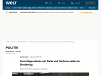 Bild zum Artikel: Zwei Abgeordnete mit Delta und Omikron saßen im Bundestag