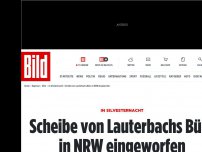 Bild zum Artikel: In Silvesternacht - Scheibe an Lauterbachs Büro eingeschlagen