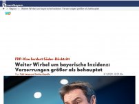 Bild zum Artikel: Weiter Wirbel um bayerische Inzidenz: Verzerrungen größer als behauptet