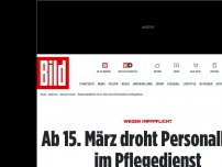 Bild zum Artikel: In der Pflegefalle - Ab 15. März droht die Personalkrise