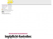 Bild zum Artikel: Polizei will Impfpflicht nicht kontrollieren