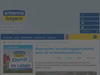 Bild zum Artikel: Bayerischer Verwaltungsgerichtshof schafft 2G im Einzelhandel ab