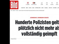 Bild zum Artikel: Hunderte  Beamte betroffen - Polizisten plötzlich nicht mehr vollständig geimpft