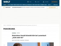 Bild zum Artikel: Entertainer Harald Schmidt hört bei Lauterbach „nicht mehr hin“