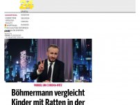 Bild zum Artikel: Böhmermann vergleicht Kinder mit Ratten in der Pestzeit