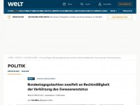 Bild zum Artikel: Bundestagsgutachten zweifelt an Rechtmäßigkeit der Verkürzung des Genesenenstatus