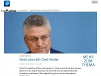 Bild zum Artikel: Ampel-Koalition streitet über Zukunft von RKI-Chef Wieler