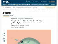 Bild zum Artikel: Vorstand der BKK-ProVita ist fristlos gekündigt