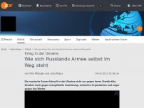 Bild zum Artikel: Wie sich Russlands Armee selbst im Weg steht