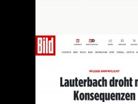 Bild zum Artikel: Einrichtungsbezogene Impfpflicht - Lauterbach will notfalls Pflege-Personal feuern