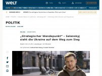 Bild zum Artikel: „Strategischer Wendepunkt“ – Selenskyj sieht die Ukraine auf dem Weg zum Sieg