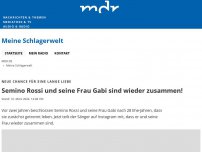 Bild zum Artikel: Semino Rossi und seine Gabi sind wieder zusammen