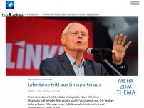 Bild zum Artikel: Lafontaine tritt aus Linkspartei aus